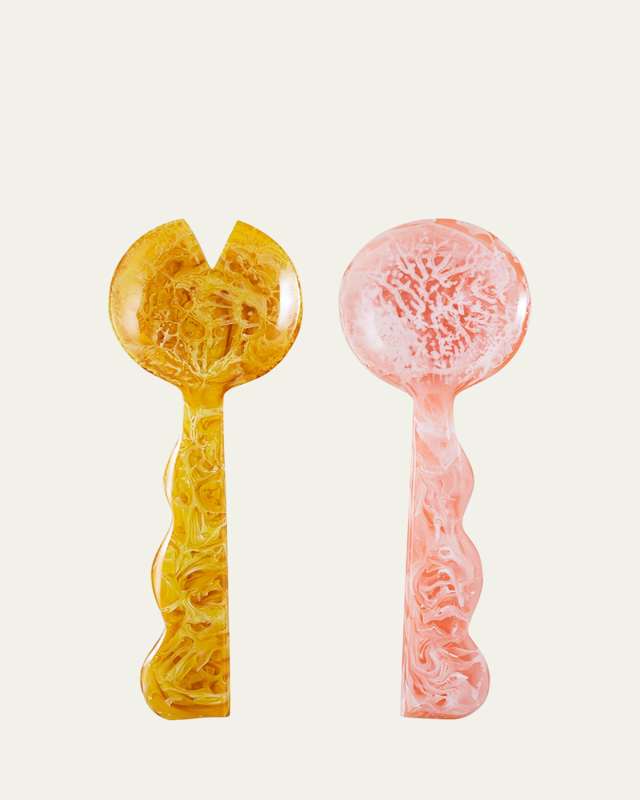 Mustique Ripple Salad Serving Set